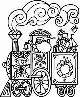 Coloring Pages Christmas Dltk Comments Santas sketch template