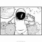 Outer Astronaut Xcolorings 237k sketch template