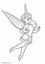 Coloring Pages Fairy Detailed Printable Disney sketch template