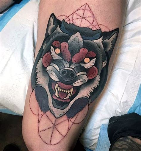 60 Sick Wolf Tattoo Designs For Men Manly Ink Ideas