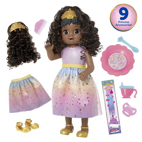 buy baby alive princess ellie grows  growing talking baby dolls black hair