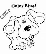 Clues Blues Coloring Blue Pages Fun Kids sketch template