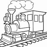 Trein Trains Railroad Kid Kidsdrawing Bulletin Topkleurplaat sketch template