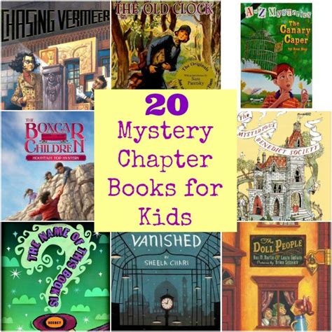 mystery chapter books  kids