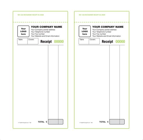 invoice book templates  word  documents  template