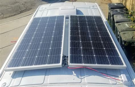mounting affordable solar panels   camper van vanconvertscom