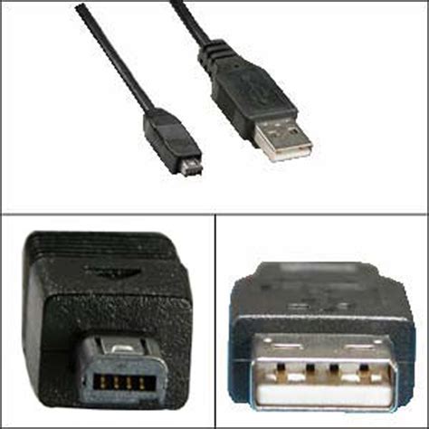 cable usb   mini   pin black  compatible cable