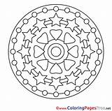 Coloring Mandala Pages Kids Cosmos Sheet Title sketch template