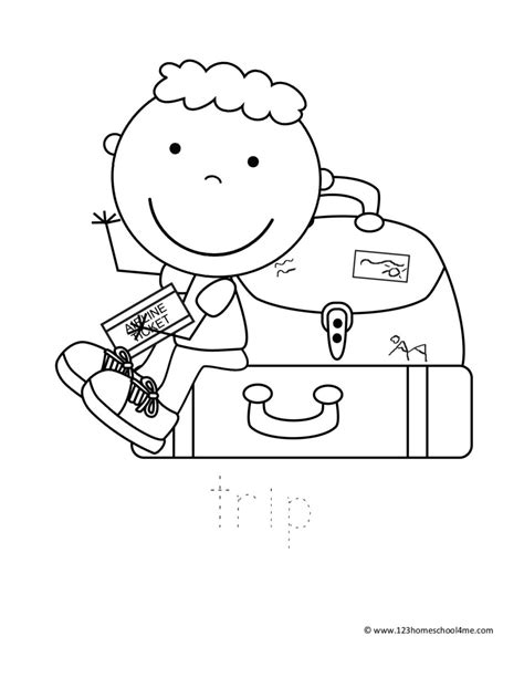vacation coloring pages  kids
