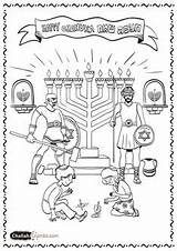 Hanukkah Coloring Pages Printable Fun Judah Maccabee sketch template