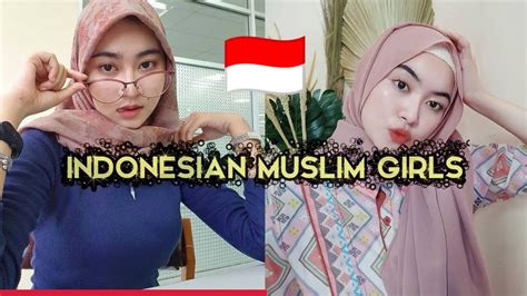 The Most Beautiful Muslim Girls Indonesian Girls Youtube