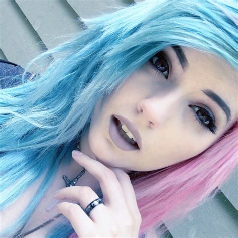 Leda Muir Blue Hair Tumblr