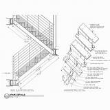 Detail Stairs Drawing Building Stair Section Staircase Plan Handrail Getdrawings sketch template