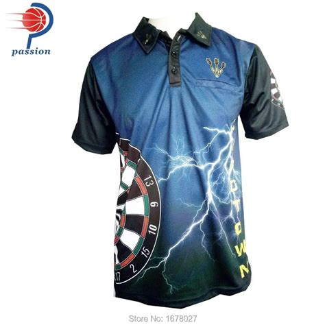 custom design darts polo shirt  trainning exercise polo  sports entertainment
