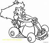 Mario Kart Coloring Pages Wii Getdrawings Cart sketch template