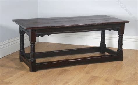 charles ii 6ft 3” solid oak refectory dining table