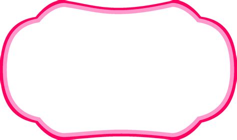 pink clipart bracket moldura cute png transparent png full size