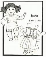 Jacque Puppen Bonecas Drucken sketch template