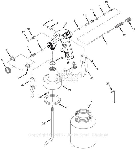 campbell hausfeld zf parts diagram  spray gun parts