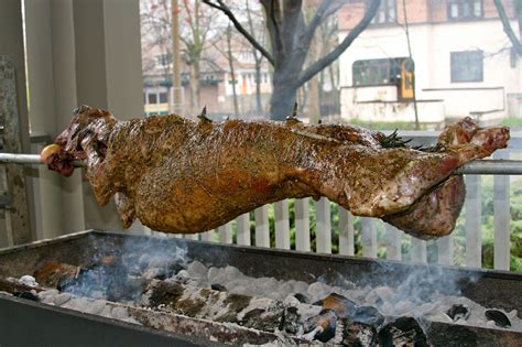 how to roast a whole lamb on a spit