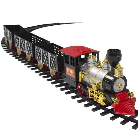 bcp kids electric railway train track toy set  real smoke  lights ebay