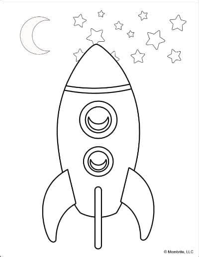 printable outer space coloring pages  kids mombrite