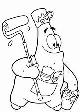 Coloring Patrick Spongebob Pages Popular Cartoon sketch template