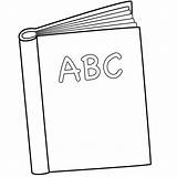 Book Coloring Abc Cover School Drawing Books Printable Back 100th Alphabet Printablee Via Getdrawings Bigactivities sketch template