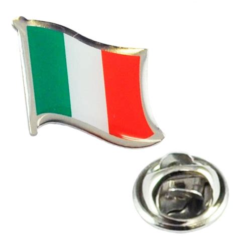 italy flag lapel pin badge from ties planet uk