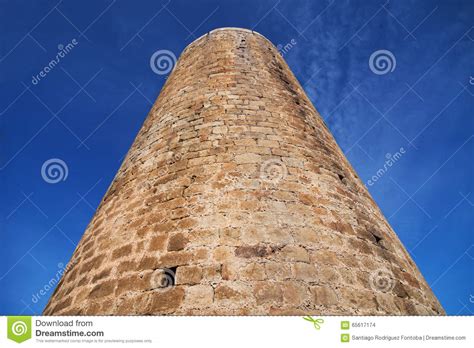 tower   hours stock photo image  stone catalan