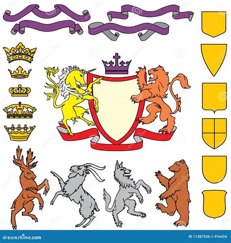 heraldic symbol royalty  stock image image