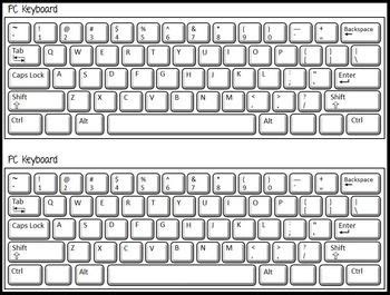 typing practice  printable keyboards computer basics learn