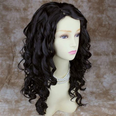 Wiwigs Long Curly Dark Brown Versatile Hair Ladies Wig