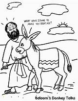 Donkey Balaam Jesus Balaams Mule Donkeys Divyajanani sketch template