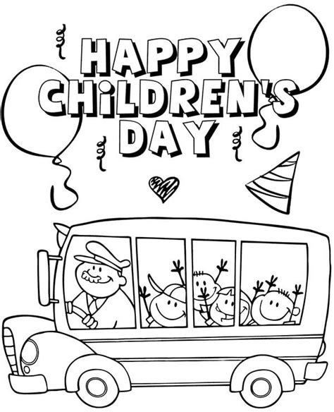 childrens day coloring pages printable