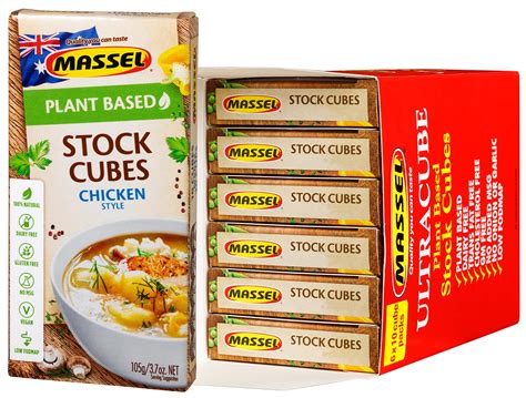 massel ultracube chicken style stock cubes plant based  fodmap