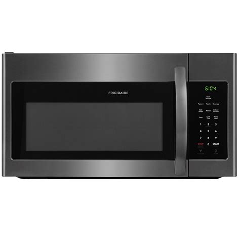 Shop Frigidaire 1 6 Cu Ft Over The Range Microwave Black Stainless