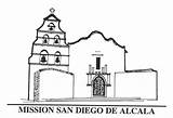 Mission California Missions San Coloring Diego Pages Clipart History Plan Floor Alcala Juan Capistrano Printable Gif Building Pic Califa Mis sketch template