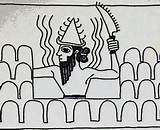 Utu Sun God Shamash Gods Ancient Aratta Lord Mountain Earthlings Landing Mesopotamian Away Inanna Mesopotamiangods Alien sketch template
