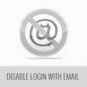 disable login  email address feature  wordpress