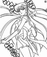 Sailor Pluto Coloring Pages Moon Adult Book Printable Wallpaper Colouring Sheets Manga sketch template
