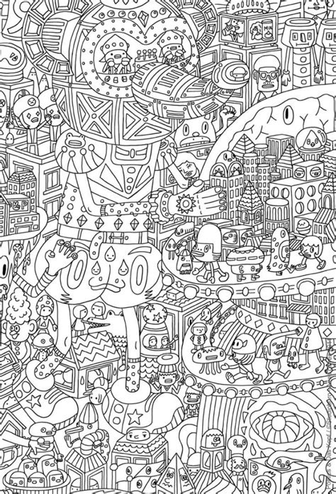 fun doodle art adult coloring pages printable vh