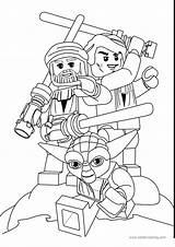Coloring Lego Pages Movie Star Wars Printable Print sketch template