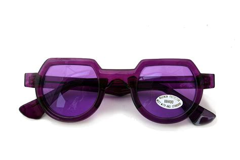 Hi Tek Round Sunglasses Purple Unusual Ht 010 Round Sunglasses