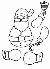 Colorare Natale Babbo Ritagliare Gambe Scaricate Fermacampioni Disegno Cartoncino Nostrofiglio sketch template