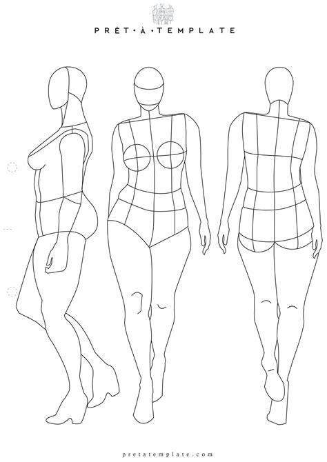 printable fashion design templates