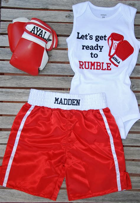 Muay Thai Birthday Set First Birthday Outfit Boxing