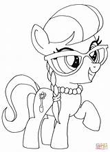 Coloring Pony Little Silver Pages Spoon sketch template