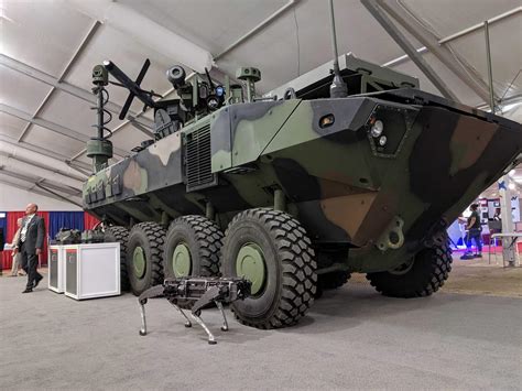 bae systems unveils  acv configuration anti tank missile carrier