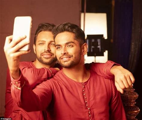 two indian grooms go viral for their traditional hindu wedding in a